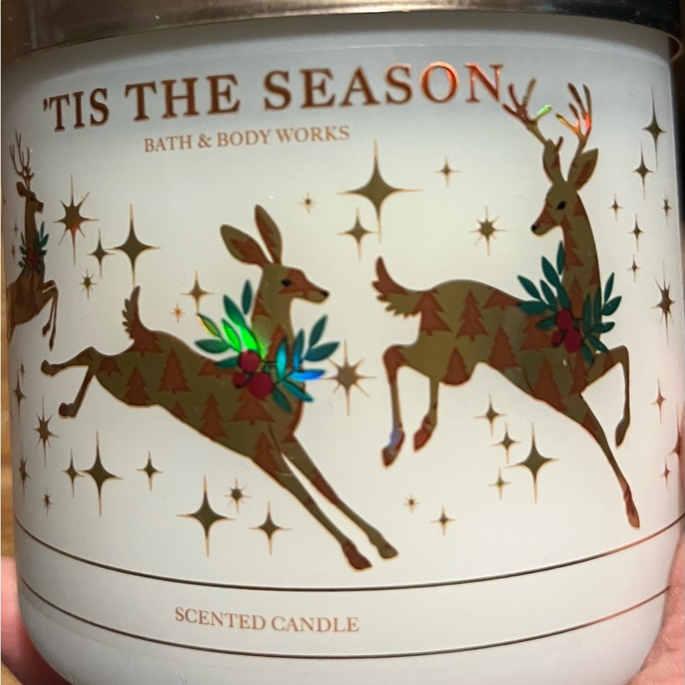 Bath and body works Tis the season 3 wick scented candle